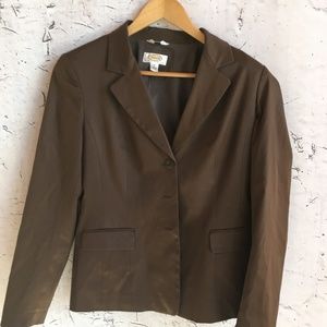 TALBOTS BROWN BLAZER 8